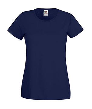 T-SHIRT ORIGINAL DONNA - FRUIT OF THE LOOM blu notte T-SHIRT ORIGINAL DONNA - FRUIT OF THE LOOM blu notte